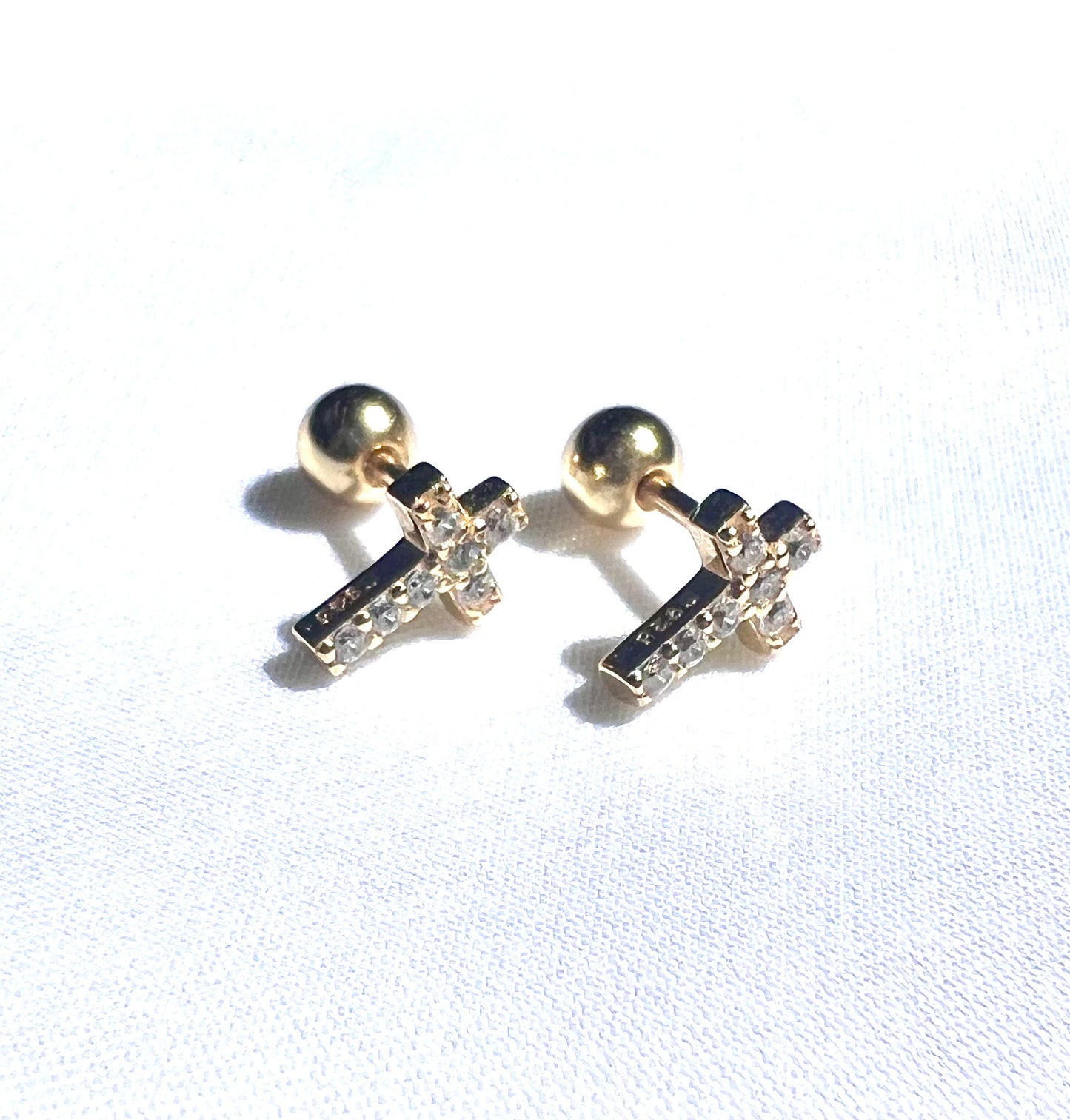 Cross Stud Earrings