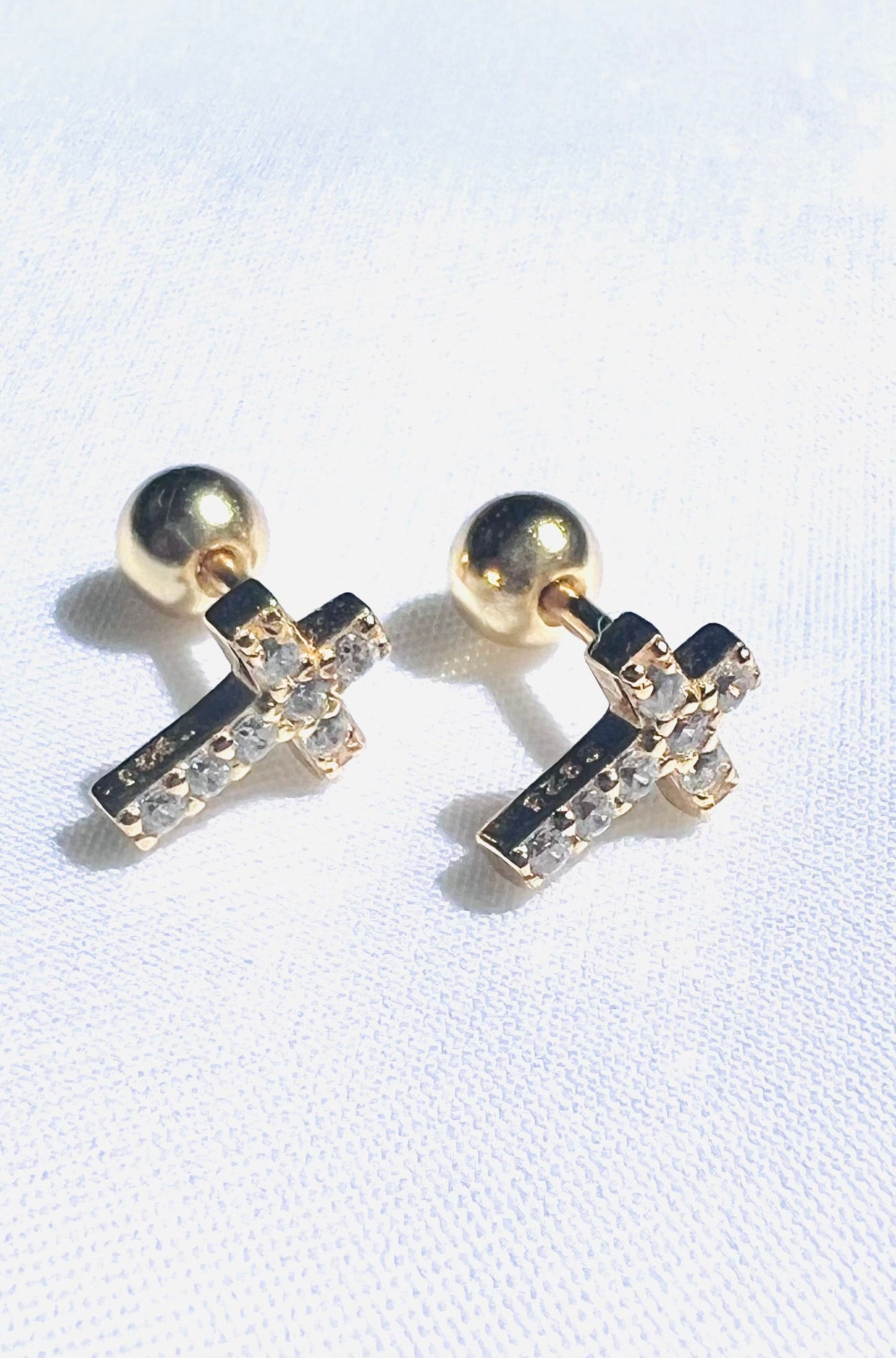 Cross Stud Earrings