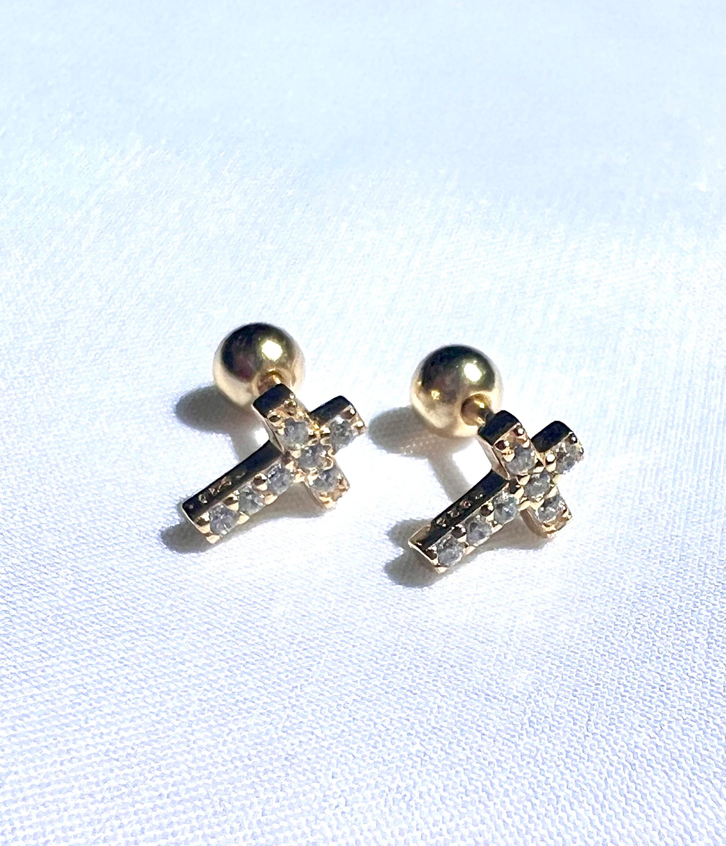 Cross Stud Earrings