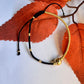 Gold Plated Beads and Black Stone Bracelet