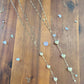 Brazilian Collection Safety Pins, Pearls & Beads Necklace