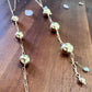 Brazilian Collection Safety Pins, Pearls & Beads Necklace