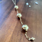 Brazilian Collection Safety Pins, Pearls & Beads Necklace