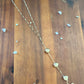 Brazilian Collection Safety Pins, Pearls & Beads Necklace